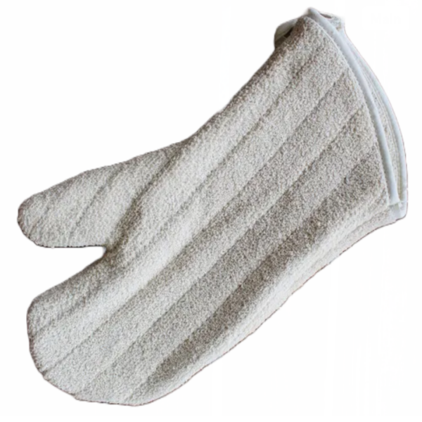 country cottons oven mitt (natural)