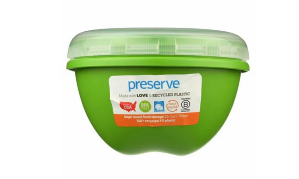 recycline large food storage container green