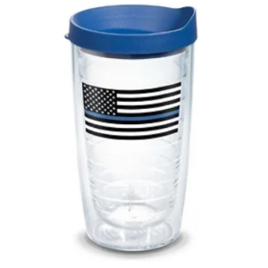 thin blue line flag tumbler