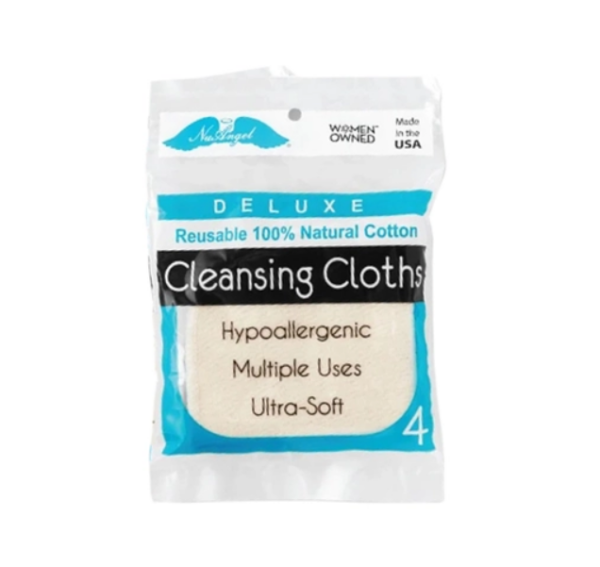 100% natural cotton cleansing cloths