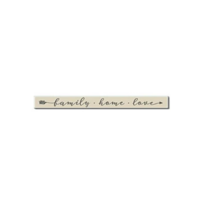 family home love wooden sign