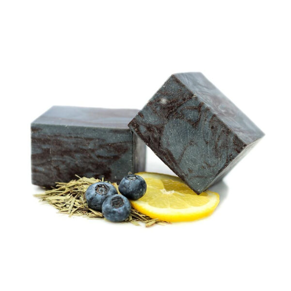 sallyeander lemongrass & charcoal bar soap (5 oz.)