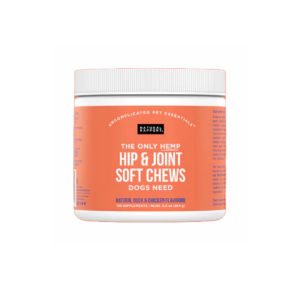 natural rapport hip & joint soft chews (120 count)